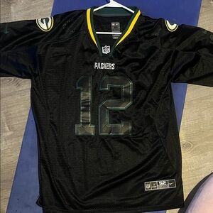 NFL Black and Green Jersey with Number 52